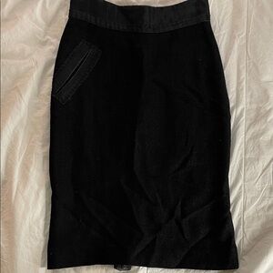 Zac Posen Black Pencil Skirt